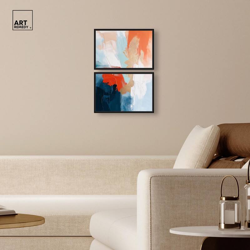 Bold and Bright II Canvas Set of 2 by Art Remedy