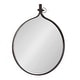preview thumbnail 87 of 94, Kate and Laurel Yitro Round Wall Mirror 30x37 - Bronze