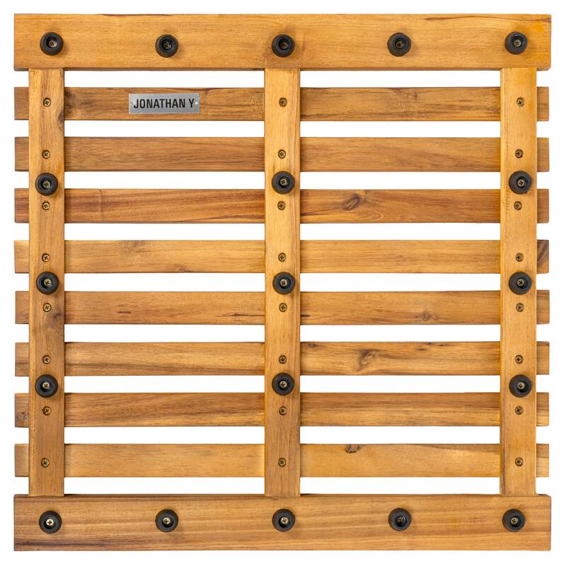 Paige Acacia Wood Slat Natural Indoor/Outdoor Shower Mat