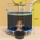 preview thumbnail 11 of 17, Kids Trampoline, Adjustable Toddler Trampoline with Safety Enclosure