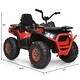 preview thumbnail 8 of 30, 12V Kids Electric 4-Wheeler ATV with 2 Speeds and LED Lights - 44.5" x 27" x 30" (L x W x H)