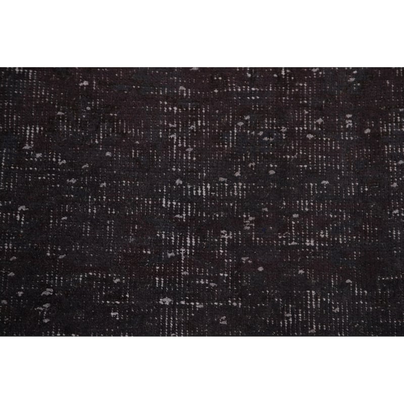 Distressed Over-Dyed Anatolian Turkish Vintage Handmade Wool Carpet - 9'2" x 12'2"
