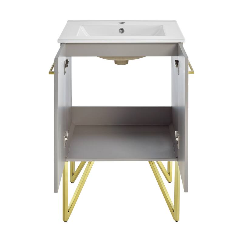 Swiss Madison SM-BV257 Annecy 24" Free Standing Single Basin Vanity