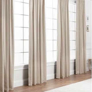 Chanasya Velvet Partial Blackout Room Darkening Window Curtain Panel Pair (Set of 2)