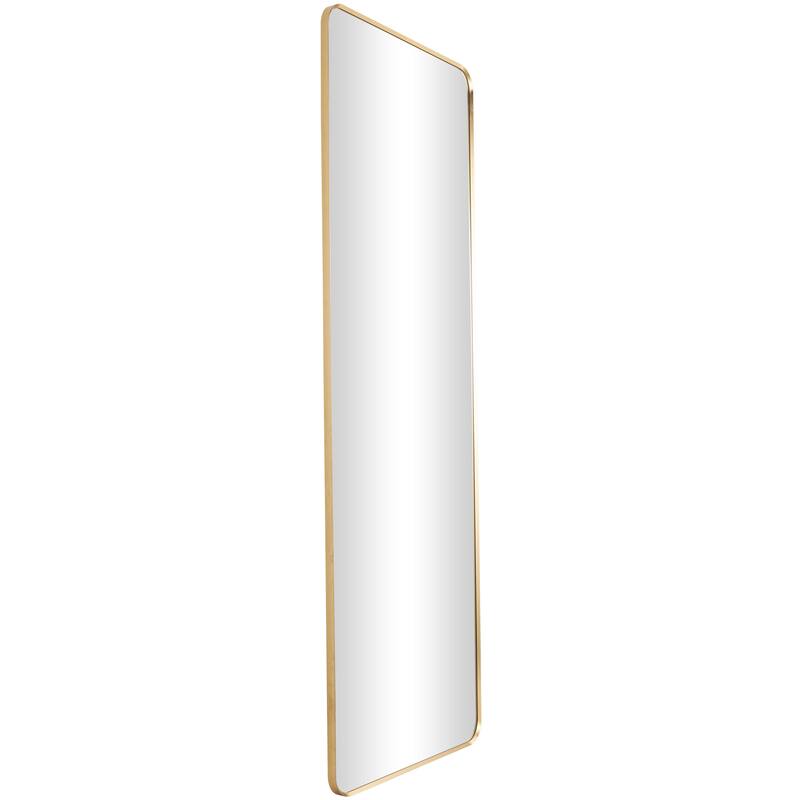 Metal Room Wall Mirror with Thin Frame - Gold - CosmoLiving by Cosmopolitan