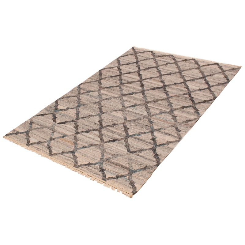 Ankara FW Grey Kilim 5'1" x 7'7" - 5'1 x 7'7
