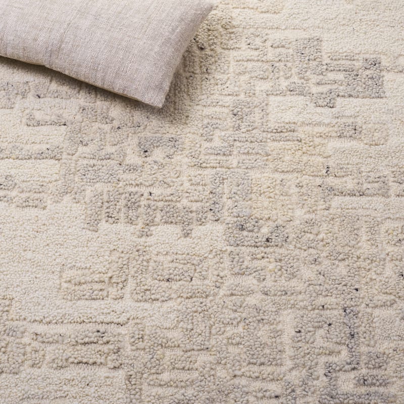 SAFAVIEH Handmade Harvest Hyra Modern Contemporary Wool Rug