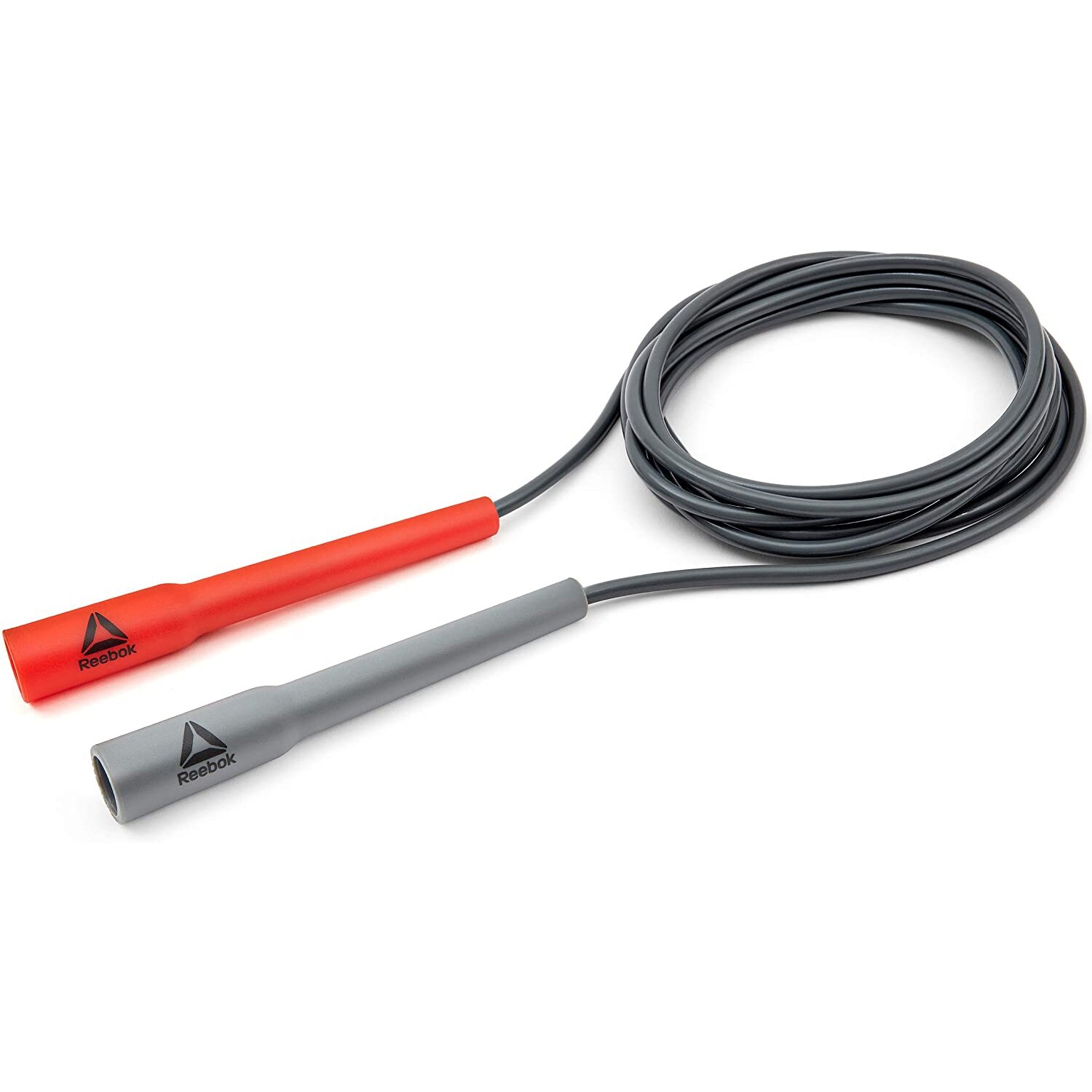 Reebok Speed Jump Rope Home Gym Equipment w Comfy Handle Adjustable Length Red 24.25