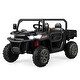 preview thumbnail 22 of 38, Gymax 12V 2 Seater Ride On UTV Dump Truck Remote w/ Electric Dump Bed
