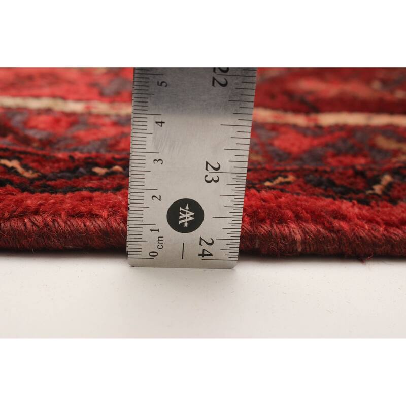 ECARPETGALLERY Hand-knotted Andelz Red Wool Rug - 3'8 x 9'2
