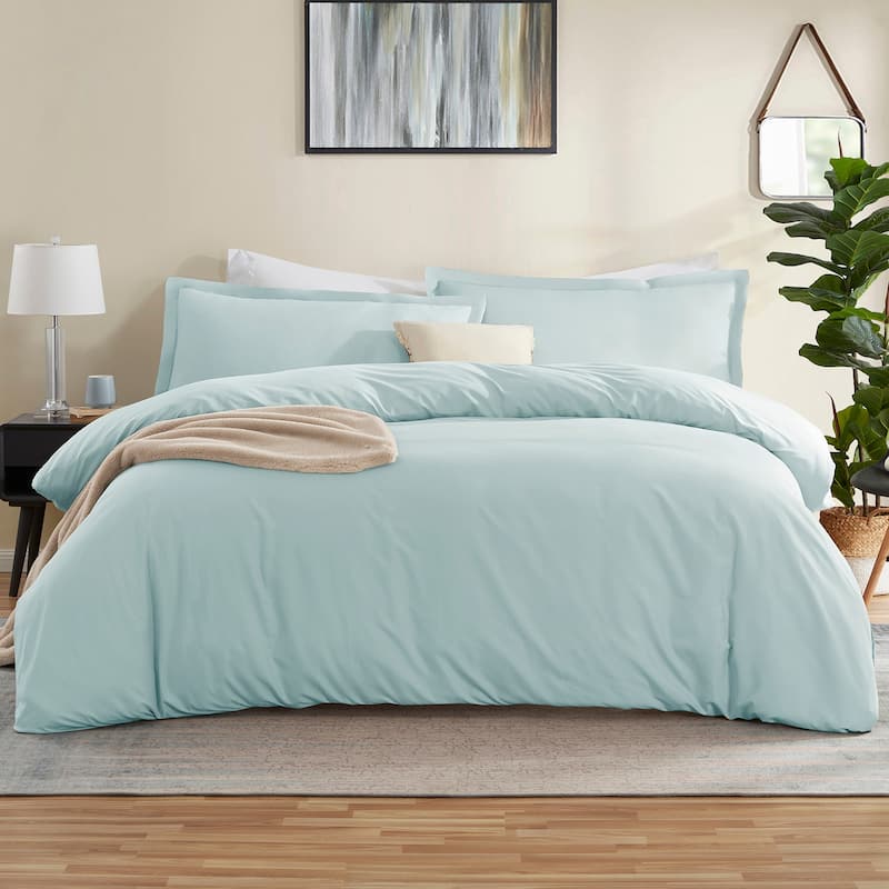 Emperyan 7 PC Bedding Set, Luxury Microfiber Duvet Cover With Sheets Bed Sets