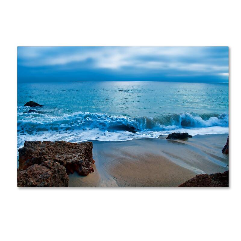 Lori Hutchison 'Zuma Beach' Canvas Art