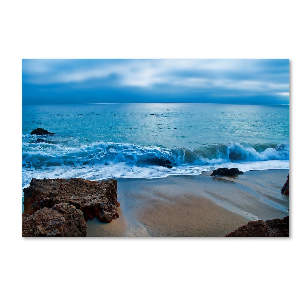 Lori Hutchison 'Zuma Beach' Canvas Art