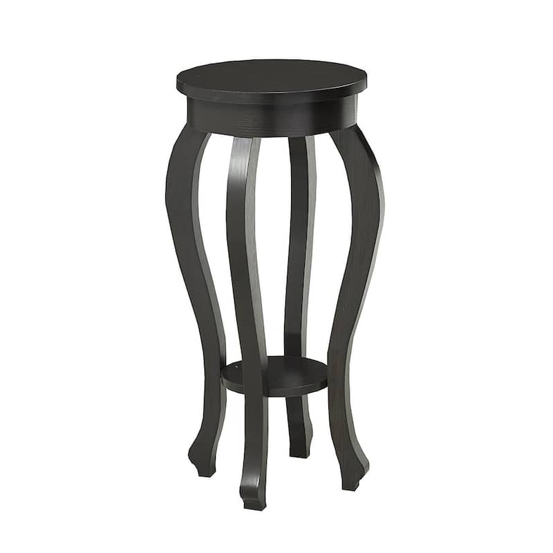 SINTECHNO S-IDN14853 Contemporary Curvy Plant Stand - 12" x 12" x 26"