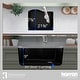 preview thumbnail 26 of 58, Karran Undermount Quartz 24 in. Single Bowl Kitchen Sink Kit