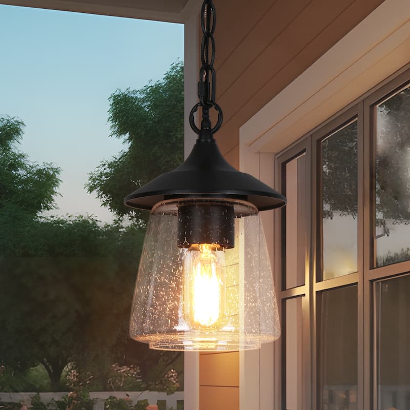 Industrial Mini Island Pendant Lighting Fixture for Dining Room - D 6.3"x H 9.4"