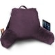 preview thumbnail 78 of 143, Nestl Memory Foam Reading Pillow with Backrest, Arms and Pockets Small - Purple Eggplant