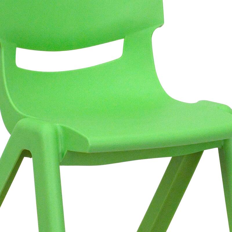 4 Pack Plastic Stack School Chair with 12" Seat Height - Kids Chair