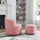 preview thumbnail 8 of 54, 360 Swivel Barrel Chair with Round Storage Chair