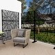 preview thumbnail 86 of 166, Outdoor Privacy Screen with Stand for Patio Garden Metal Fence
