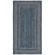preview thumbnail 70 of 83, SAFAVIEH Courtyard Diann Indoor/ Outdoor Waterproof Patio Backyard Rug 2'7" x 5' - Navy/Grey