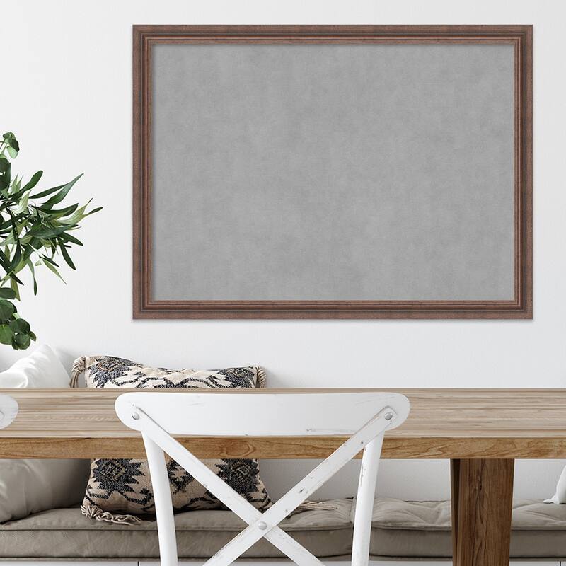 Magnetic Board, Distressed Rustic Brown