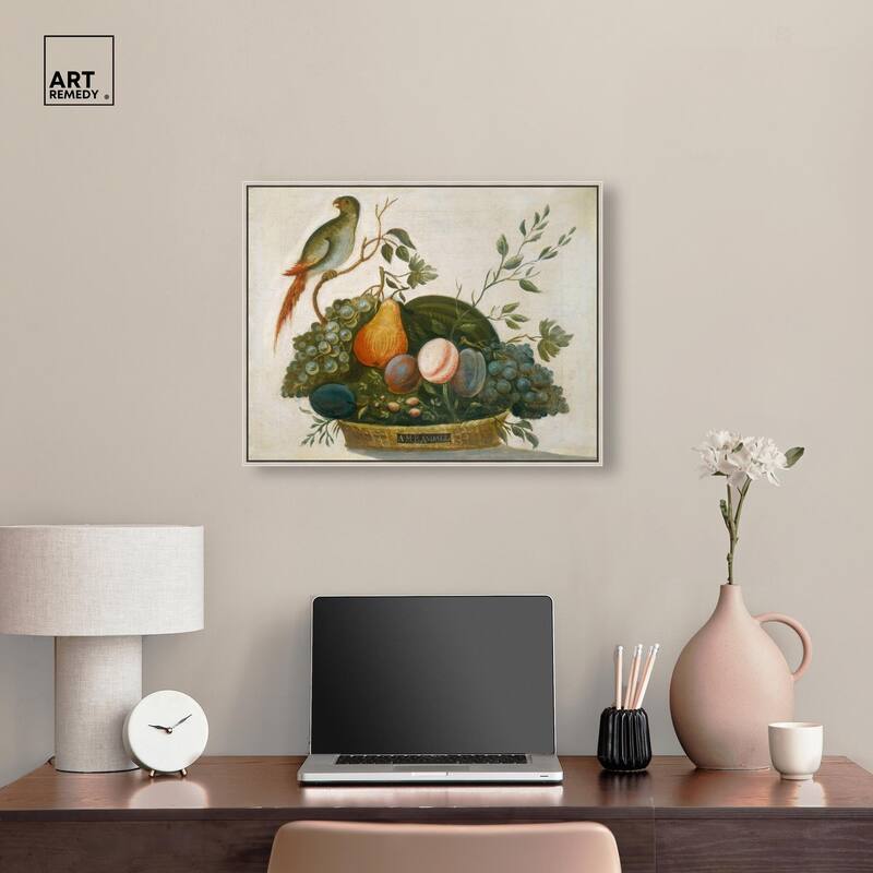 Randall Fruit with Parrot 1777 Canvas by Art Remedy