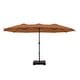 preview thumbnail 3 of 10, MAISON ARTS 15ft Double-Sided Patio Extra Large Twin Umbrella with Base Included