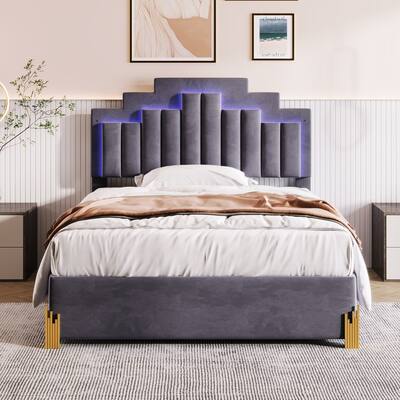 Elegant Design Full Size Platform Bed