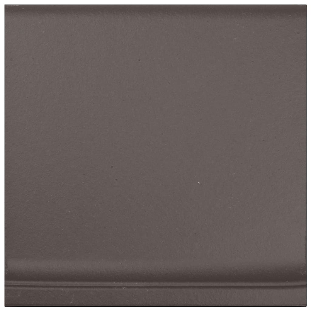 Merola Tile Quarry Cove Base Black II 5-7/8" x 6" Ceramic Floor and Wall Trim - (1 Tile)