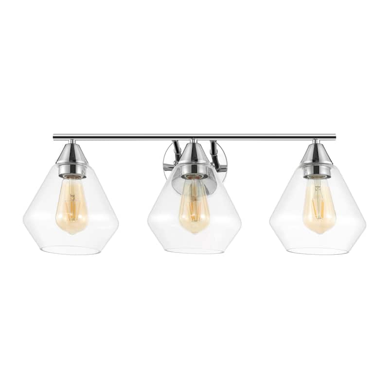 SAFAVIEH Lighting Needa 3 Light 24-inch Wall Sconce - 24 In. W x 9 In. D x 10 In. H - 24Wx9Dx10H