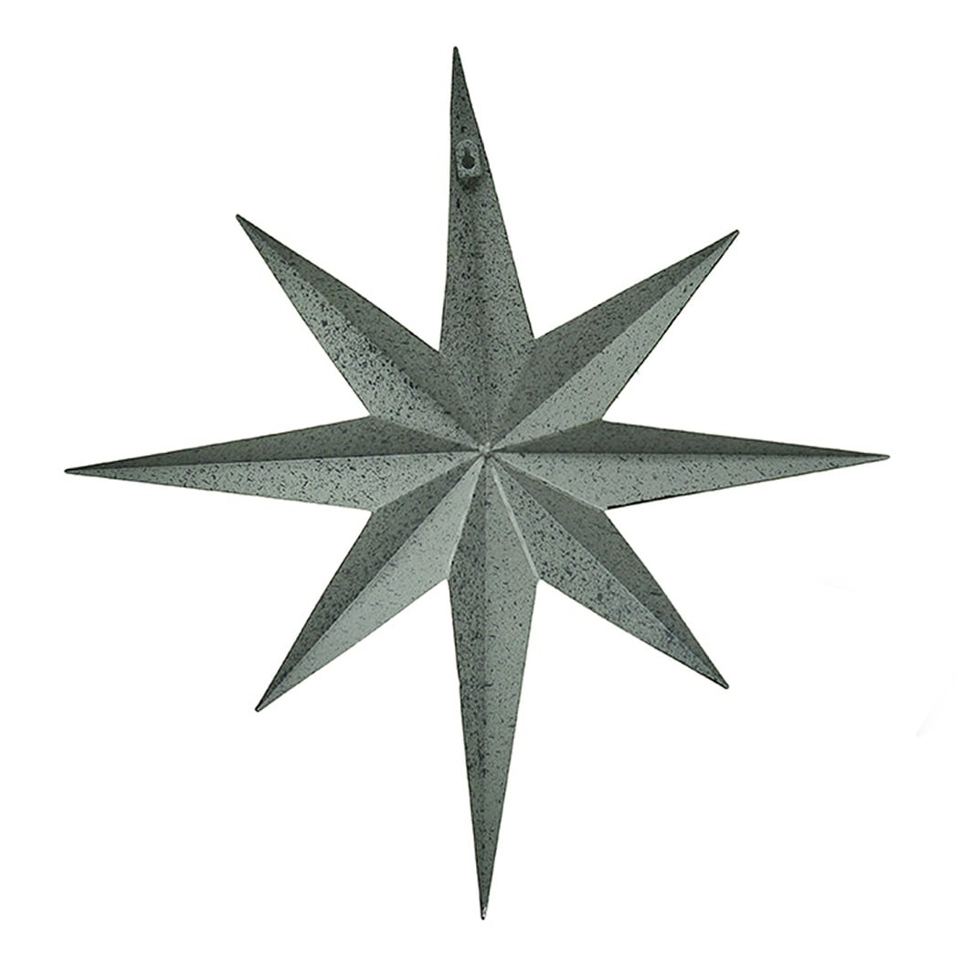point star canvas metallic