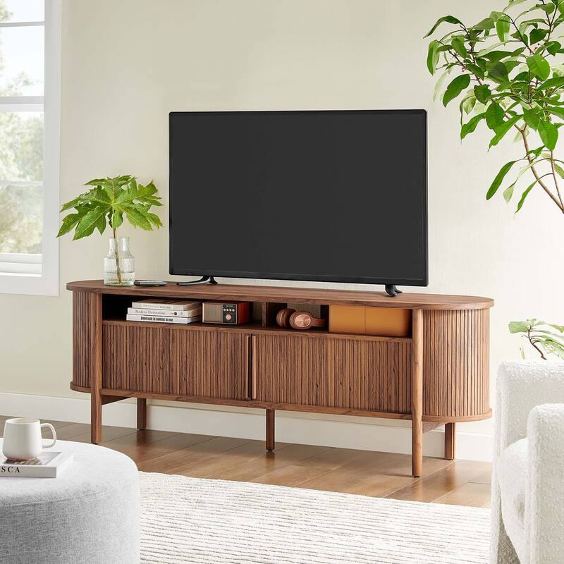Cadence 71" TV Stand - Walnut