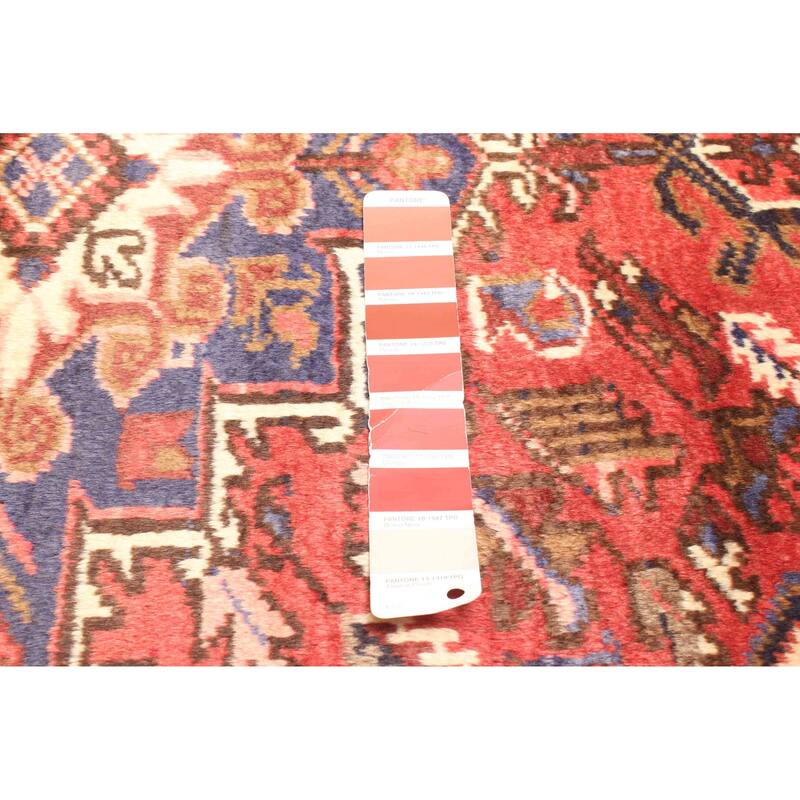 ECARPETGALLERY Hand-knotted Sarabi Red Wool Rug - 3'7 x 4'11