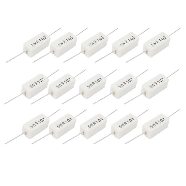 15 Pcs 0 1 Ohm 5w Watt Tolerance 5 Axial Cement Power Resistors Overstock 15 Pcs 0 1 Ohm 5w Watt Tolerance 5 Axial Cement Power Resistors Overstock
