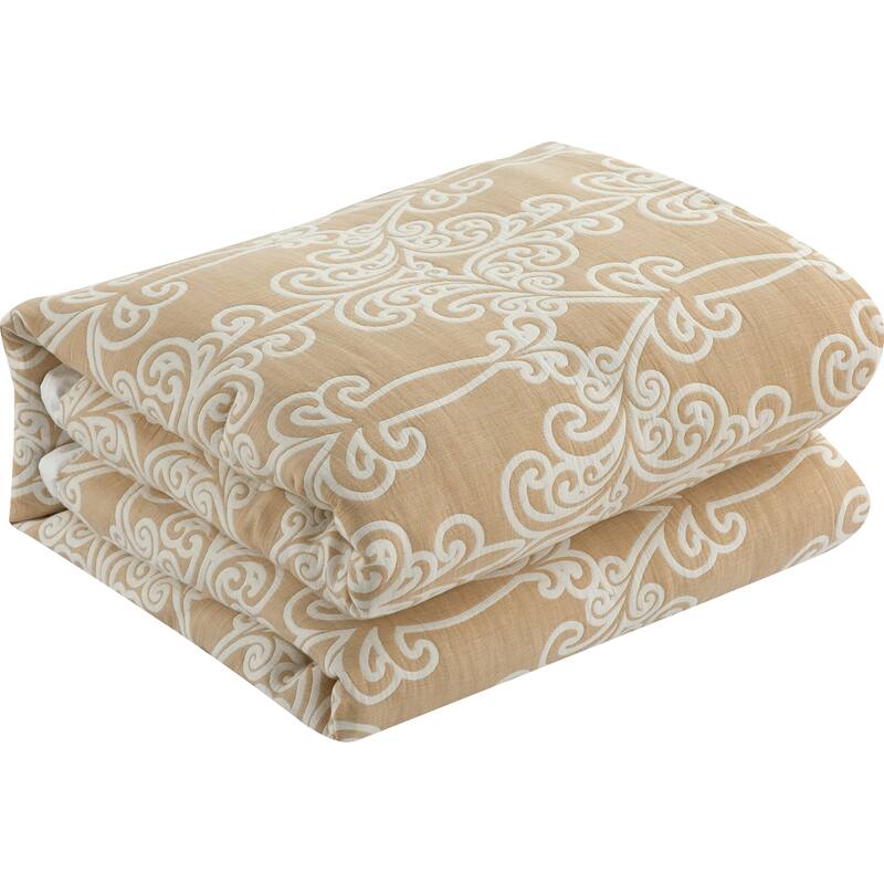 Nanshing Dalina 9 Piece Transitional Scroll Comforter Set