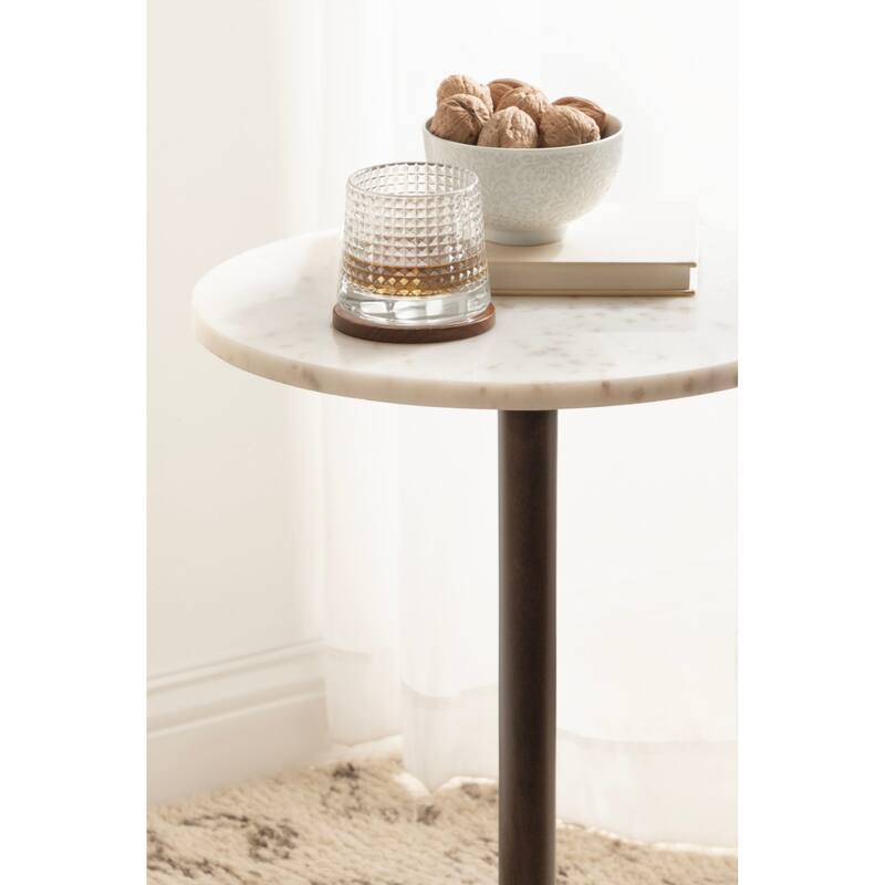 Kate and Laurel Tira Round Side Table