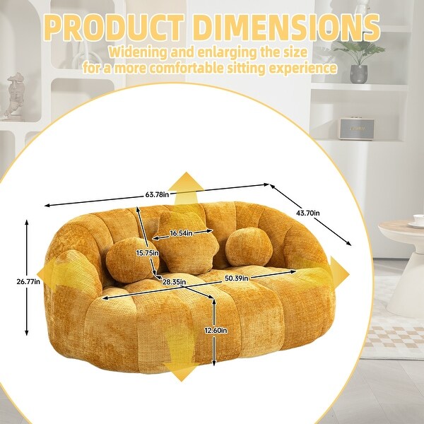 Bean Bag sofa Lazy Sofa Durable Comfort Lounger High Back Bean Bag