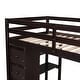 preview thumbnail 15 of 55, Multifunctional Design Loft Bed with Desk, Storage Stairs and Shelves, Efficient space, Twin Size