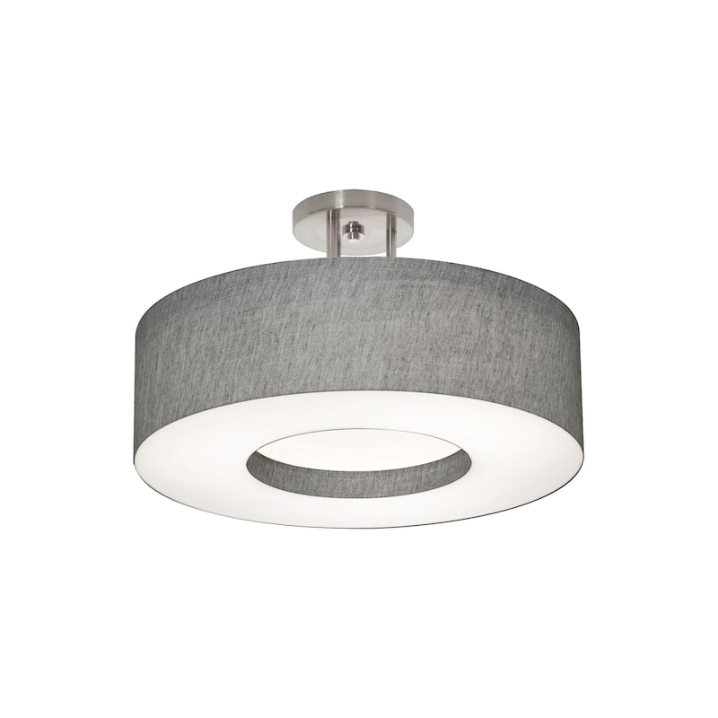 Montclair 20" LED Semi-Flush - Grey