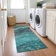 preview thumbnail 84 of 84, Machine Washable Indoor/ Outdoor Chantille Modern Abstract Rug
