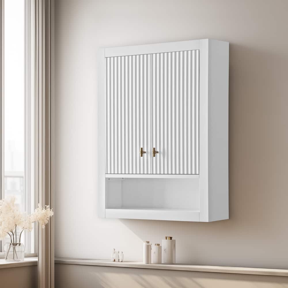 Vanity Art 24 "Wall Mounted Bathroom Storage Cabinet with Soft Close Doors