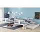 preview thumbnail 6 of 41, Contemporary Full over Full Bunk Bed with Twin Size Trundle and Built-in Ladder, Save Space or Split Into 2 Beds