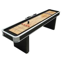 Atomic 9 ft. Platinum Shuffleboard Table with Pedestal legs / Model M01702AW