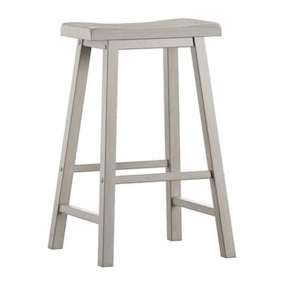 Salvador II Saddle Seat Backless Bar Stools (Set of 2) by iNSPIRE Q Classic