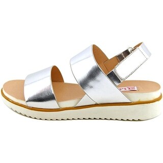 2 Lips Too Womens Too Step Open Toe Casual Slide Sandals Silver Size 100 2 Lips Too Womens Too Step Open Toe Casual Slide Sandals Silver Size 100