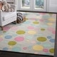 preview thumbnail 3 of 74, SAFAVIEH Handmade Soho Steina Dots N.Z. Wool Rug 3'6" x 5'6" - Grey/Multi