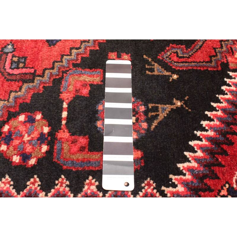 ECARPETGALLERY Hand-knotted Andelz Black Wool Rug - 4'0 x 7'9