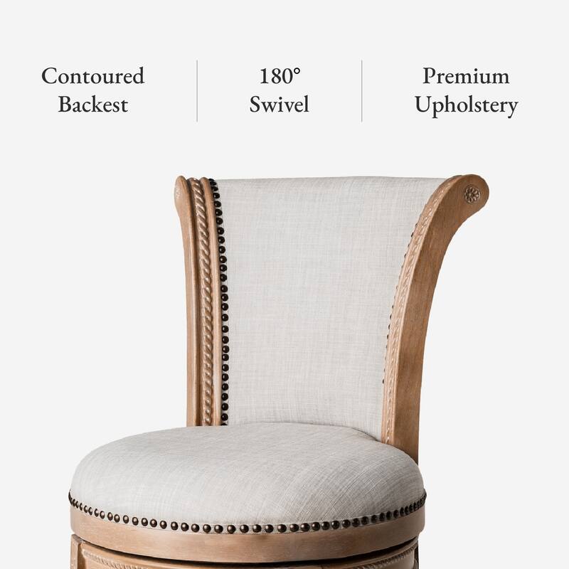 Maven Lane 26" Pullman Swivel Counter Height Kitchen Stool