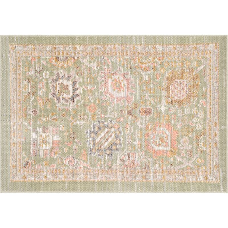 Crosswood Alyssa Traditional Floral Indoor Polyester Area Rug